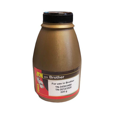 Тонер для BROTHER HL-L5000/6300/6400/DCP-L5500/6600/MFC-L5700/6800/6900 (TN-3430/3480/TN-3512/3520) (220г, 8K) Gold ATM