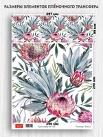 Трансфер для декупажа переводной рисунок для поверхностей 163