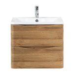 Мебель для ванной комнаты подвесная BelBagno ACQUA-700-2C-SO-RR 70см Rovere Rustico