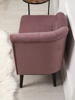 Кушетка Berger лиловый/венге