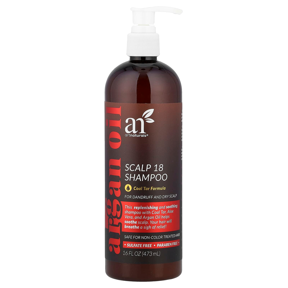 artnaturals, Шампунь Scalp 18, формула с коксовым дегтем, 473 мл (16 жидких унций)