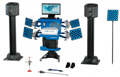 Стенд сход-развал 3D для грузовых авто, синий NORDBERG C804 TRUCK (5005)