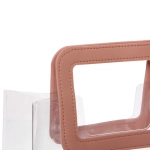 Пакет для цветов и подарков «Изящная фигура» 25*12*28 см, розовый