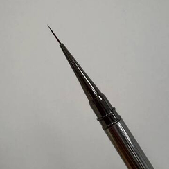 Кисть Crazy Lak Julia Golubkova 11мм (идеальный ворс) НОВЫЙ ЦВЕТ СЕРЫЙ