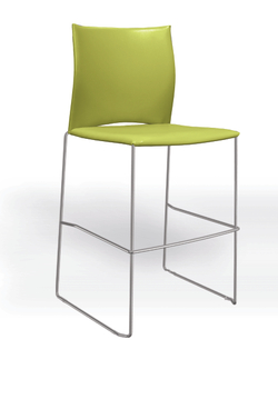 Web стул на полозьях кухонный/барный