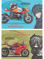 Альбом для рисования А4 8л. "Аниме байкеры" скр. ТМ"Profit" (Проф-Пресс)