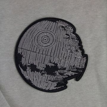 Нашивка термоаппликация на одежду и на рюкзак.  Death Star / Звездные войны