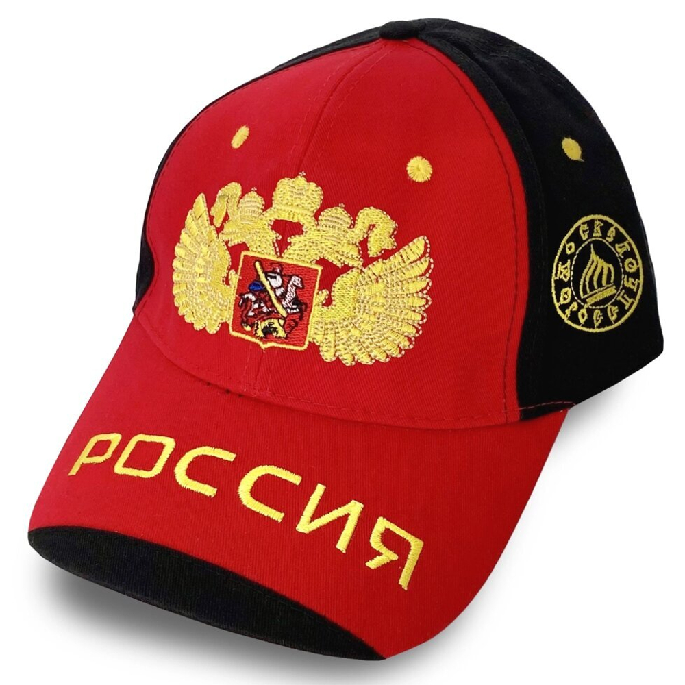 Вышитая бейсболка Россия