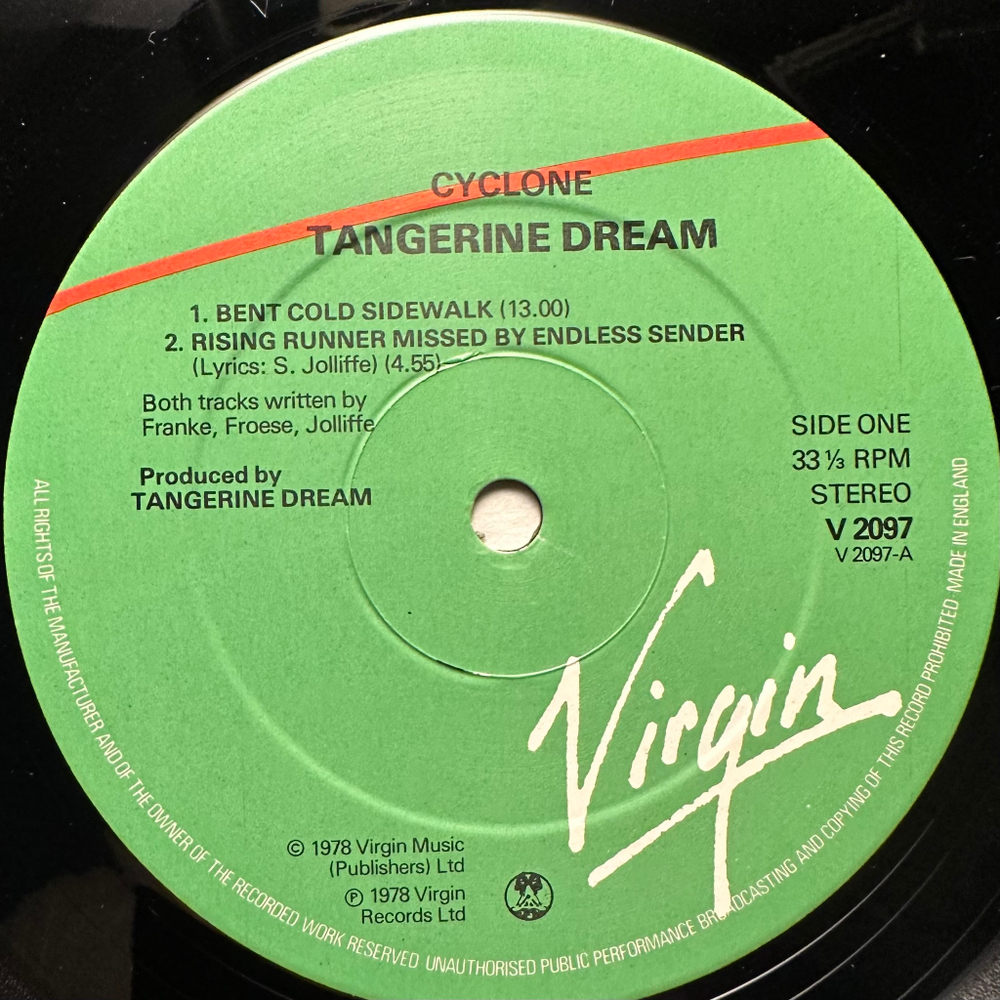 Tangerine Dream - Cyclone (Англия 1978г.)