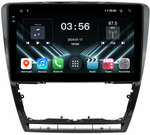 Магнитола для Skoda Octavia A5 2004-2013 (рамка черная глянцевая) - FarCar DX005M монитор 10.36" IPS на Android 13, 4+64Гб, CarPlay