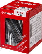 ЗУБР 8 x 112 мм, рамный анкер, 70 шт (302232-08-112)