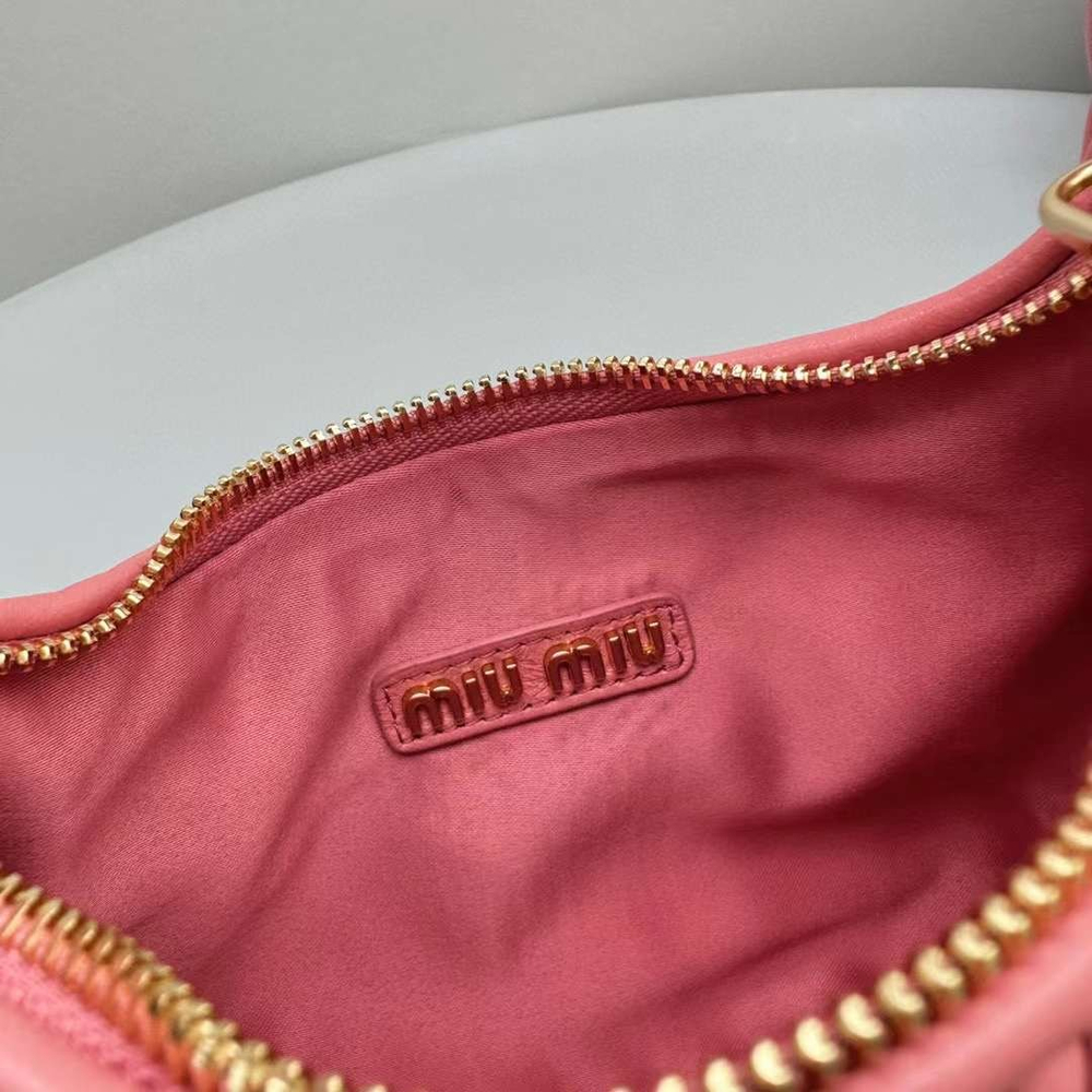 Miu Miu Wander matelassé mini hobo bag