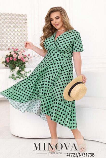 Платье 3173B-мятный Minova Фото 2