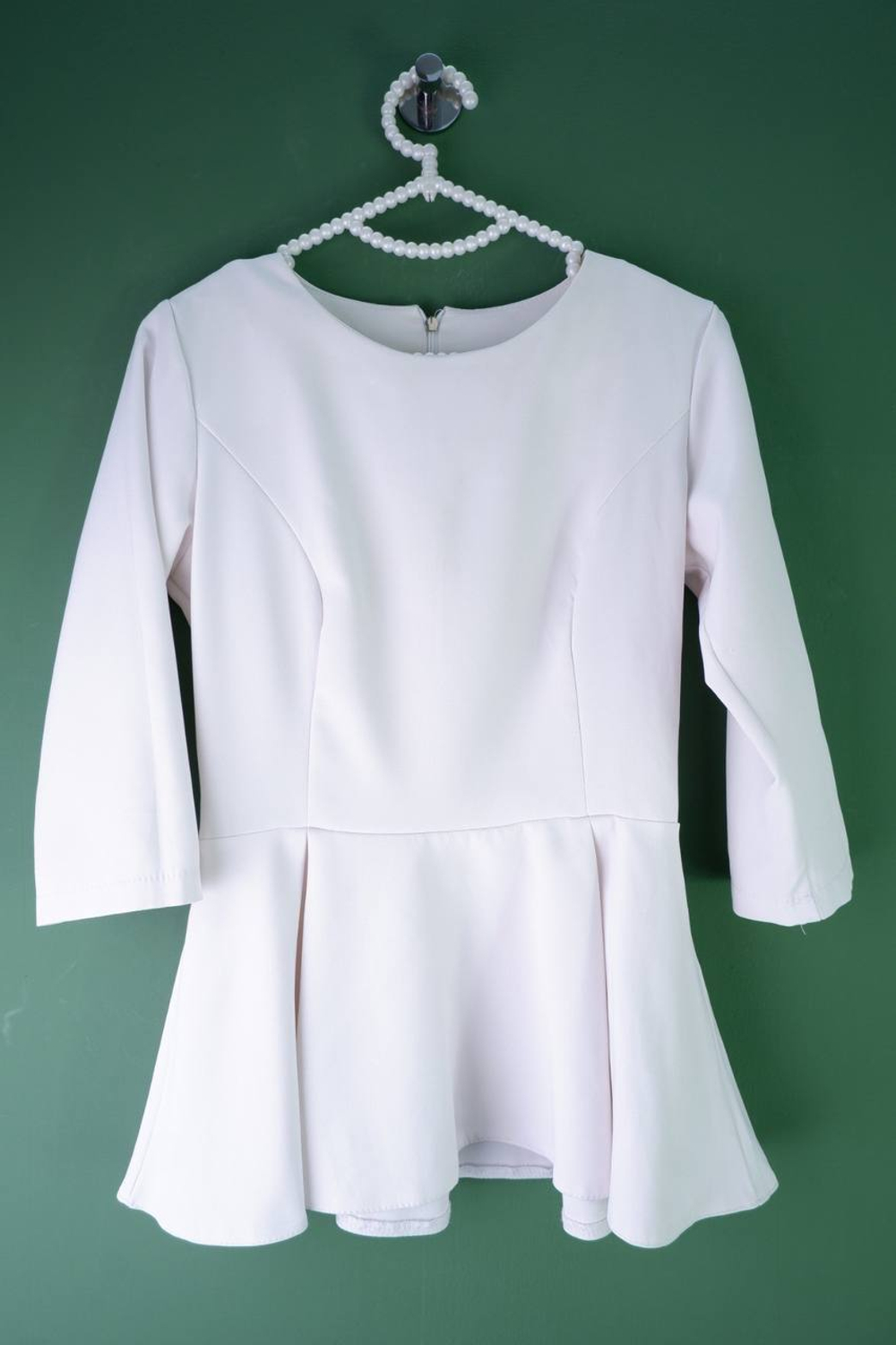 Блузка с баской, визуально 42 размер