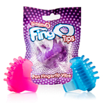 Голубой вибростимулятор на палец (Цвет: голубой)