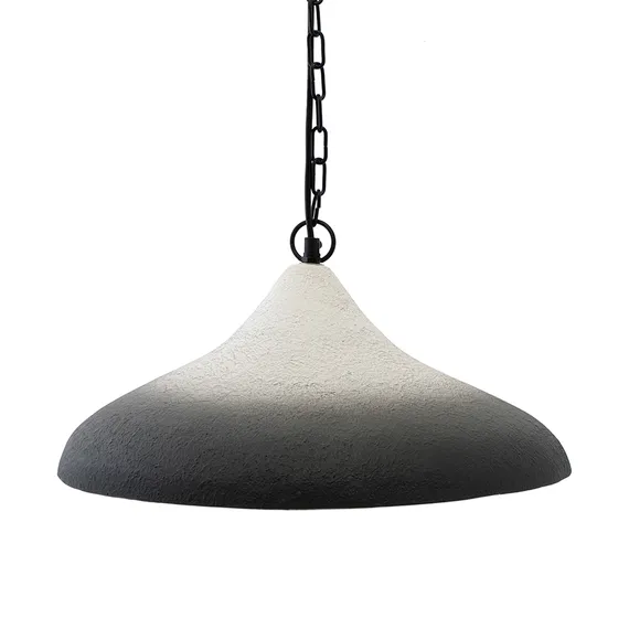 Светильник подвесной Sustainable, Ø44х19 см, черный/белый