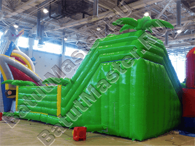 Надувной коммерческий батут "Джунгли"