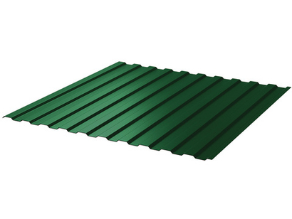 Профнастил зеленый высота 1.5м ширина 1.2м ПСА 8/Эконом Пэ RAL6005