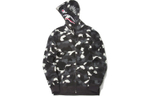 Худи A BATHING APE City Camo Shark Full Zip Hoodie Black, bape-ss18-089