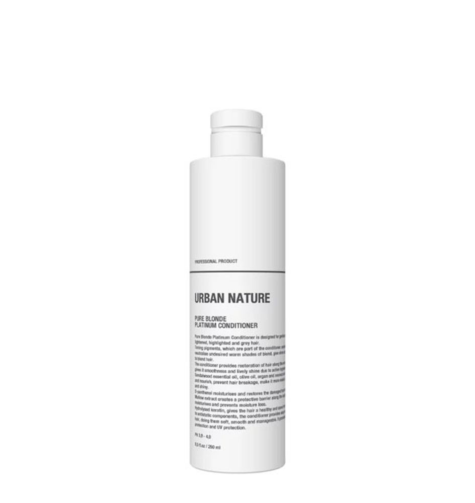 Urban Nature PURE BLONDE PLATINUM Кондиционер Тонирующий Анти Желтизна АКЦИЯ!