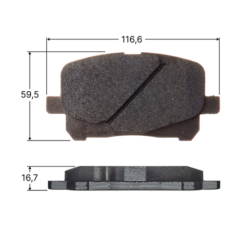 Колодки тормозные дисковые Avantech передние (противоскрипная пластина в компл.) AV1027