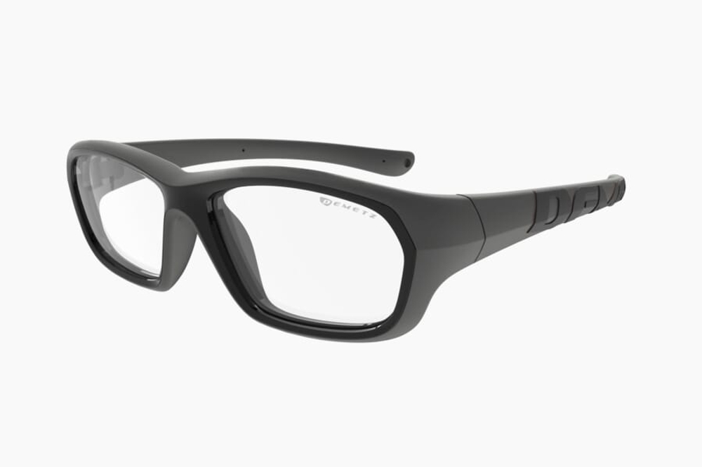 Спортивные очки с диоптриями Demetz Softness R / Grey / Black Colorless Cat.0
