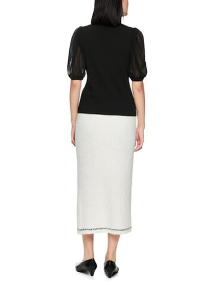 Marc Cain Джемпер с полупрозрачными рукавами-буф