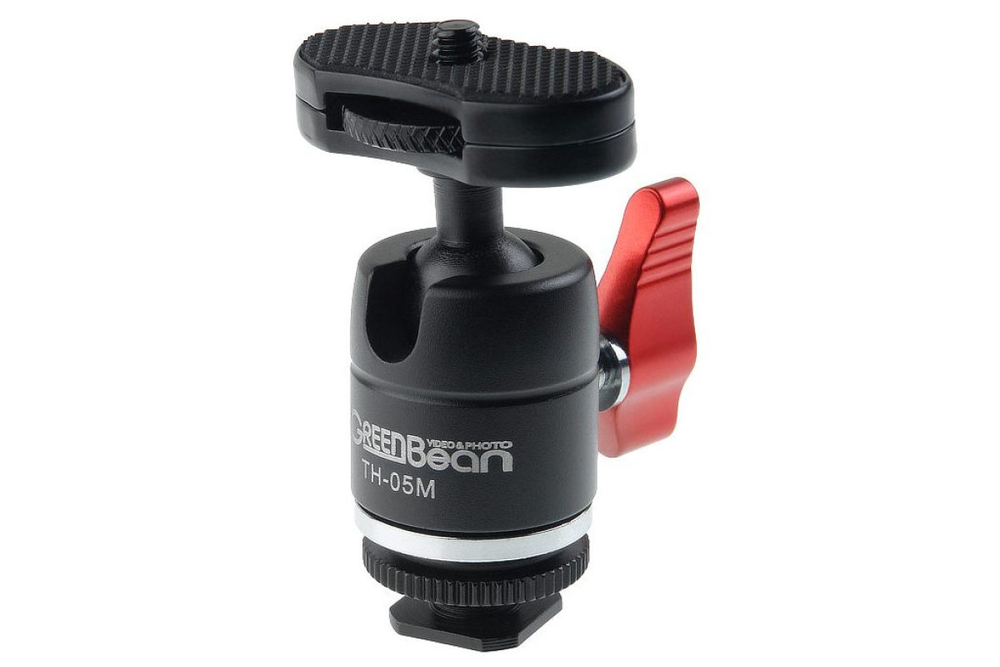 Штативная голова GreenBean TH-05M с адаптером на горячий башмак