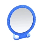 Зеркало настольное в пластиковой оправе «Ажур» круглое, подвесное d-17,5см (Стикер на минивложение 20шт)