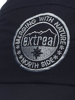 Кепка Extreal Сити Мех барашек Коричневый Мембрана Breathable XL Тёмно-Серая