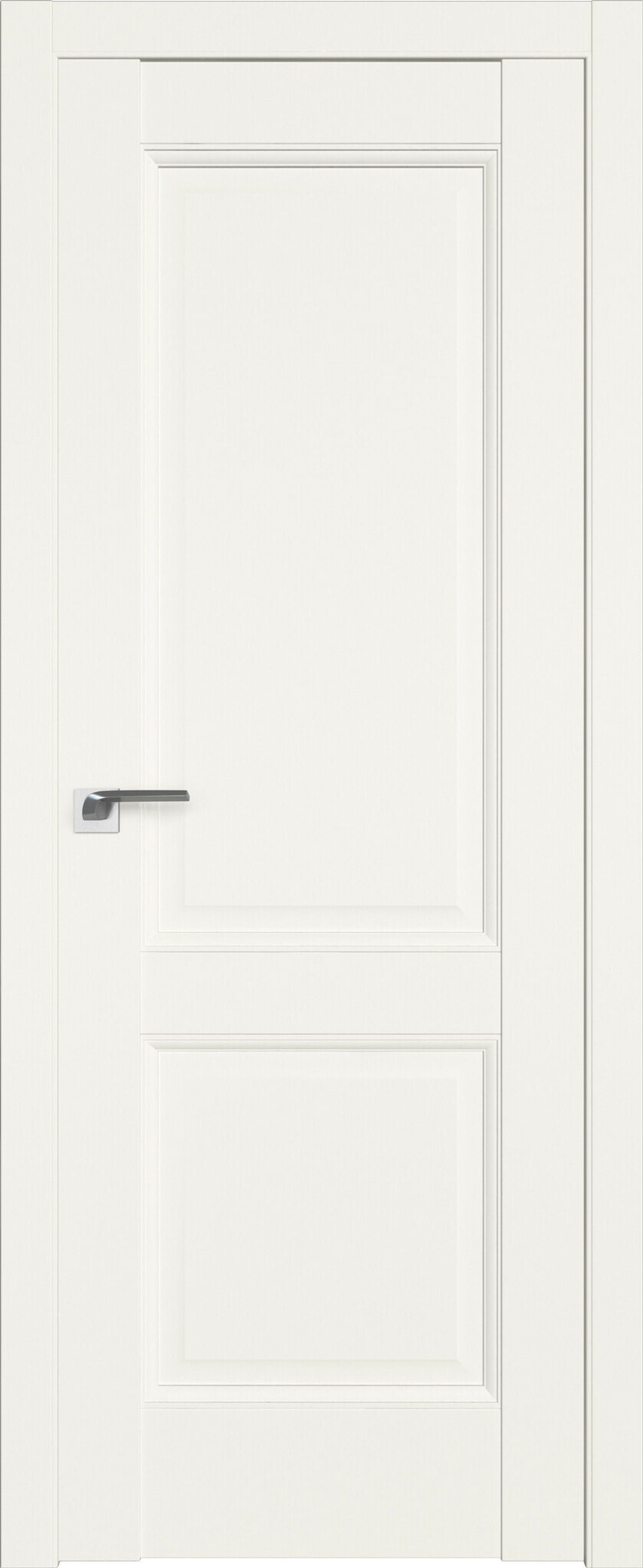 Дверь межкомнатная Профиль Дорс 91 U, цвет дарк вайт, экошпон, глухая