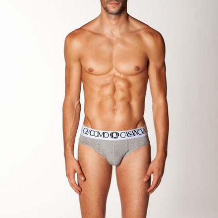 Мужские трусы брифы серые CASANOVA 0002C