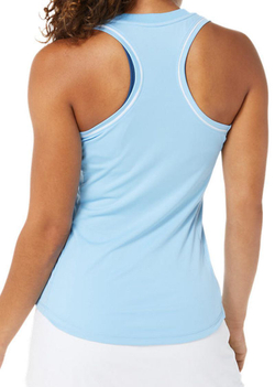 Женский топ теннисный Asics Court W Piping Tank - небесный