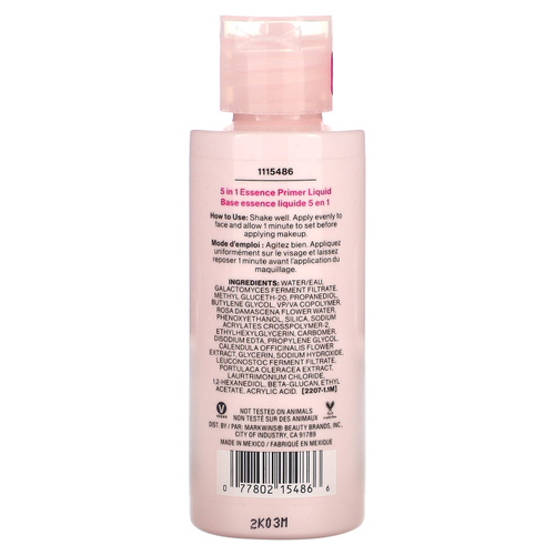 wet n wild, жидкая праймер-эссенция 5 в 1, 65 мл (2,1 жидк. унции)