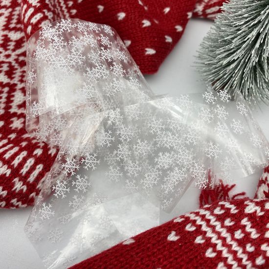 Фольга для дизайна новогодняя №21