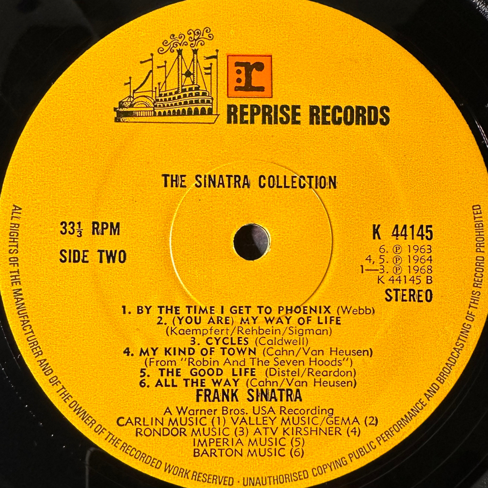 Frank Sinatra ‎– The Sinatra Collection (Англия)