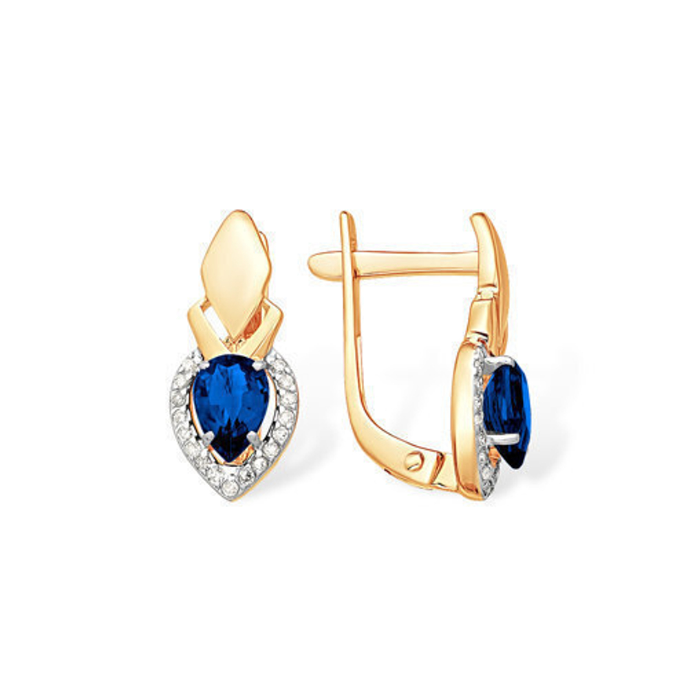 Серьги из золота 585 пробы