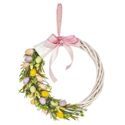 GAEM Изделие декоративное "Венок пасхальный", L32 W7 H33 см