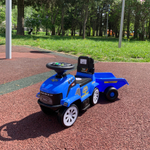 Детская Каталка  EVERFLO Tractor ЕС-913Т blue c прицепом