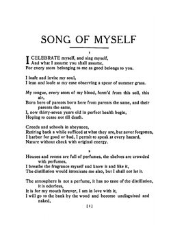 Song of myself | Whitman Walt