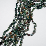 Моховой агат натуральный, фриформ, 6-9мм