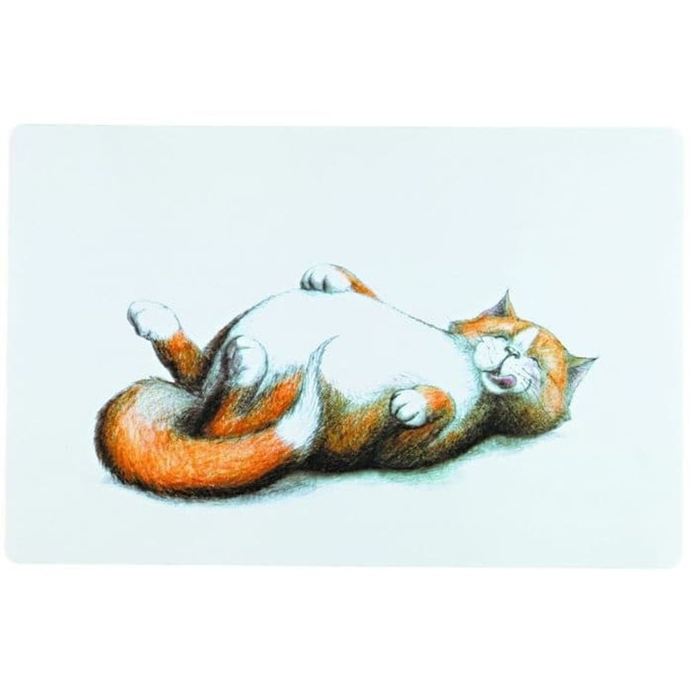 Коврик под миску (Trixie) &quot;Thick cat&quot; 44*28см