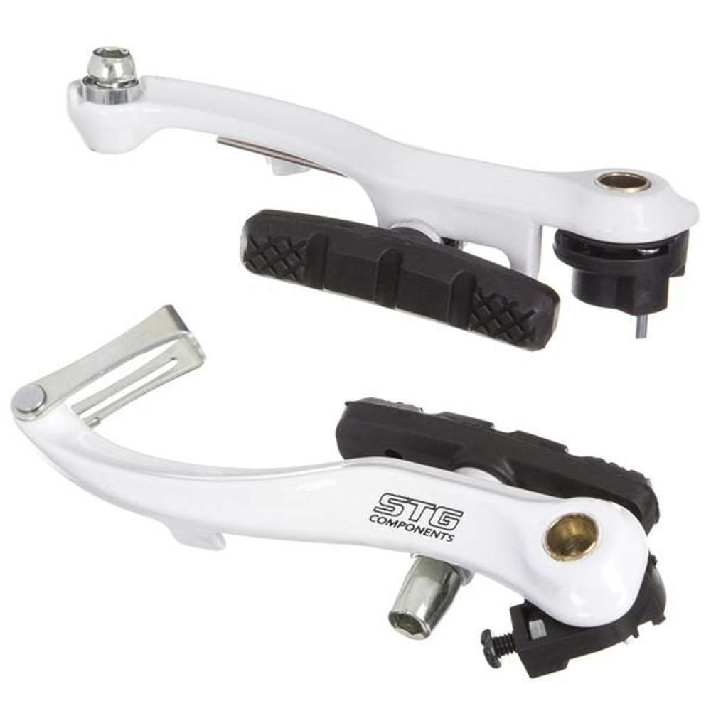 Тормоз STG V-BRAKE 989D 115мм белые