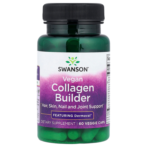 Swanson, Vegan Collagen Builder, 60 растительных капсул