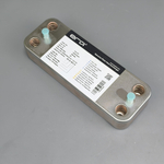 Теплообменник ГВС 12 пластин 166 мм для котлов BAXI, PROTHERM, FONDITAL арт. 0020119606, 711612800, 711613000