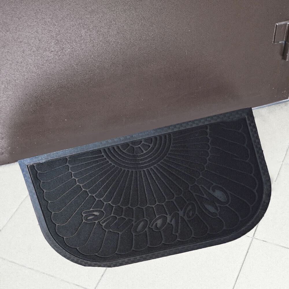 Коврик 45*75см придверный влаговпитывающий, черный