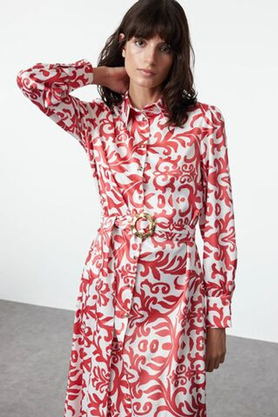 Тканый костюм с цветочным узором Ecru TCTSS24EB00256