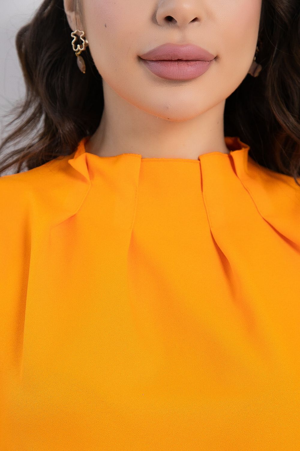 Платье Яркий акцент (апельсиновое) П12960-36М LT Collection