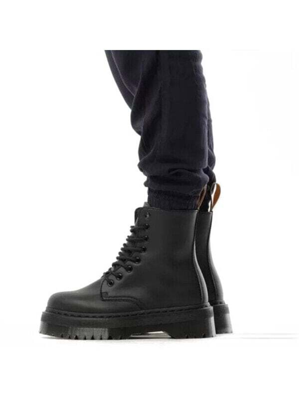 Dr. Martens Jadon II Mono Платформенные черные женские ботинки