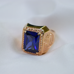 Печатка с крупным камнем